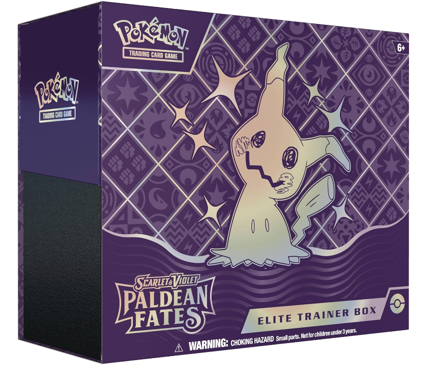 POKEMON TCG- SCARLET AND VIOLET- PALDEAN FATES- ELITE TRAINER BOX