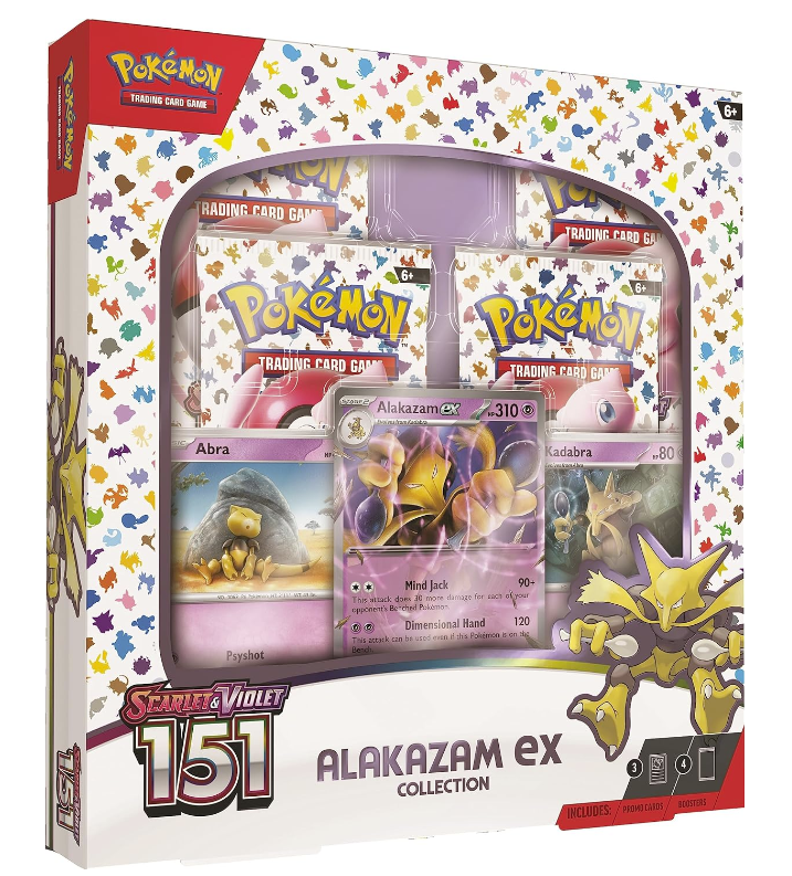 Pokémon TCG Scarlet and Violet 3.5 Pokémon 151 Alakazam Ex Box